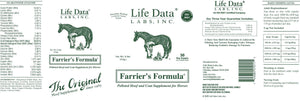 Life Data Farrier's Formula